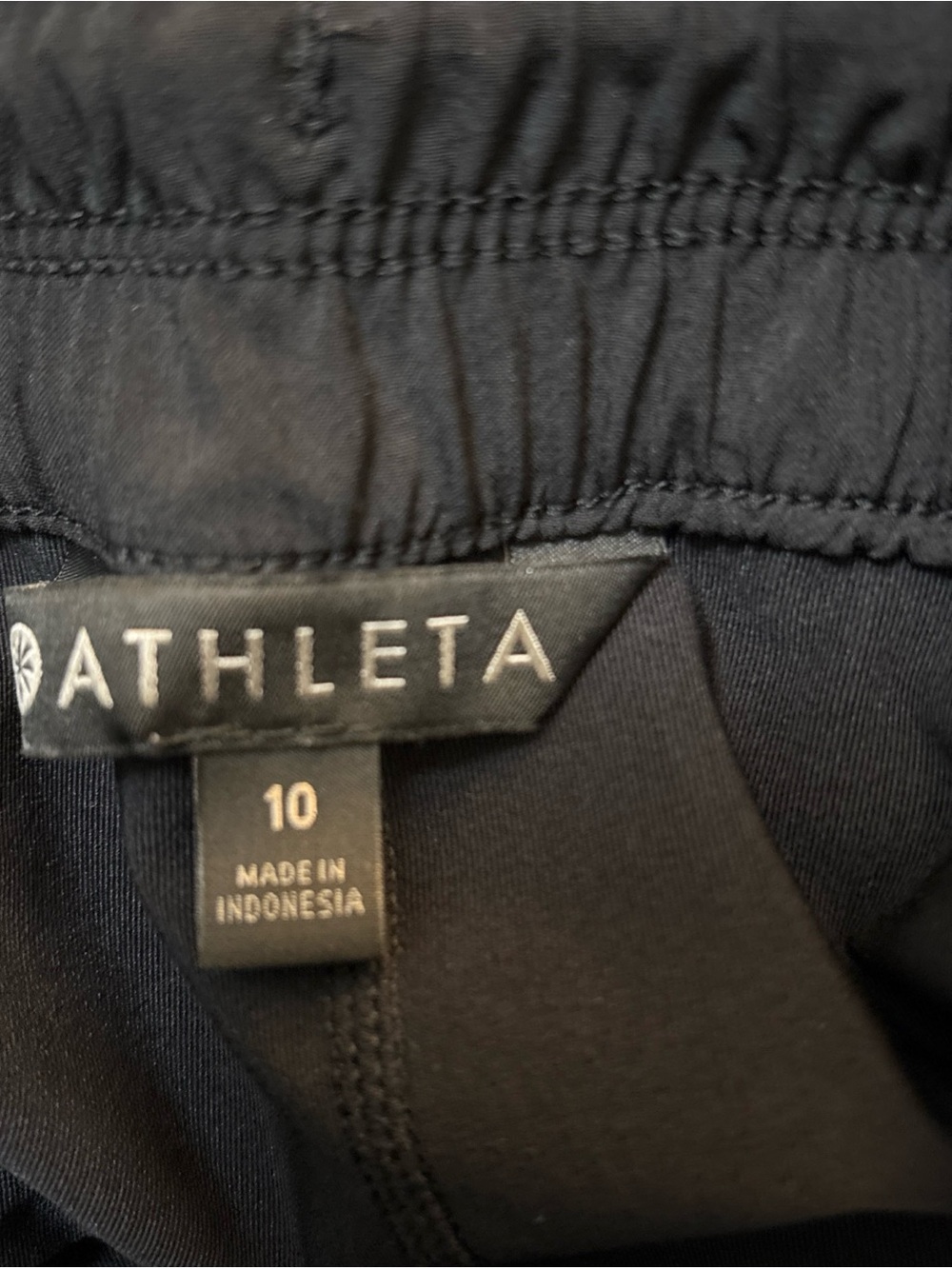 Black Drawstring Zip-Front Skort - Picture 4 of 4